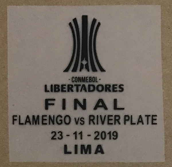 DETAILS FINAL COPA LIBERTADORES речная нашивка в виде номерного знака Набор CONMEBOL LIBERADORES финальный матч детали+ трофей 4 патч - Цвет: DETAILS