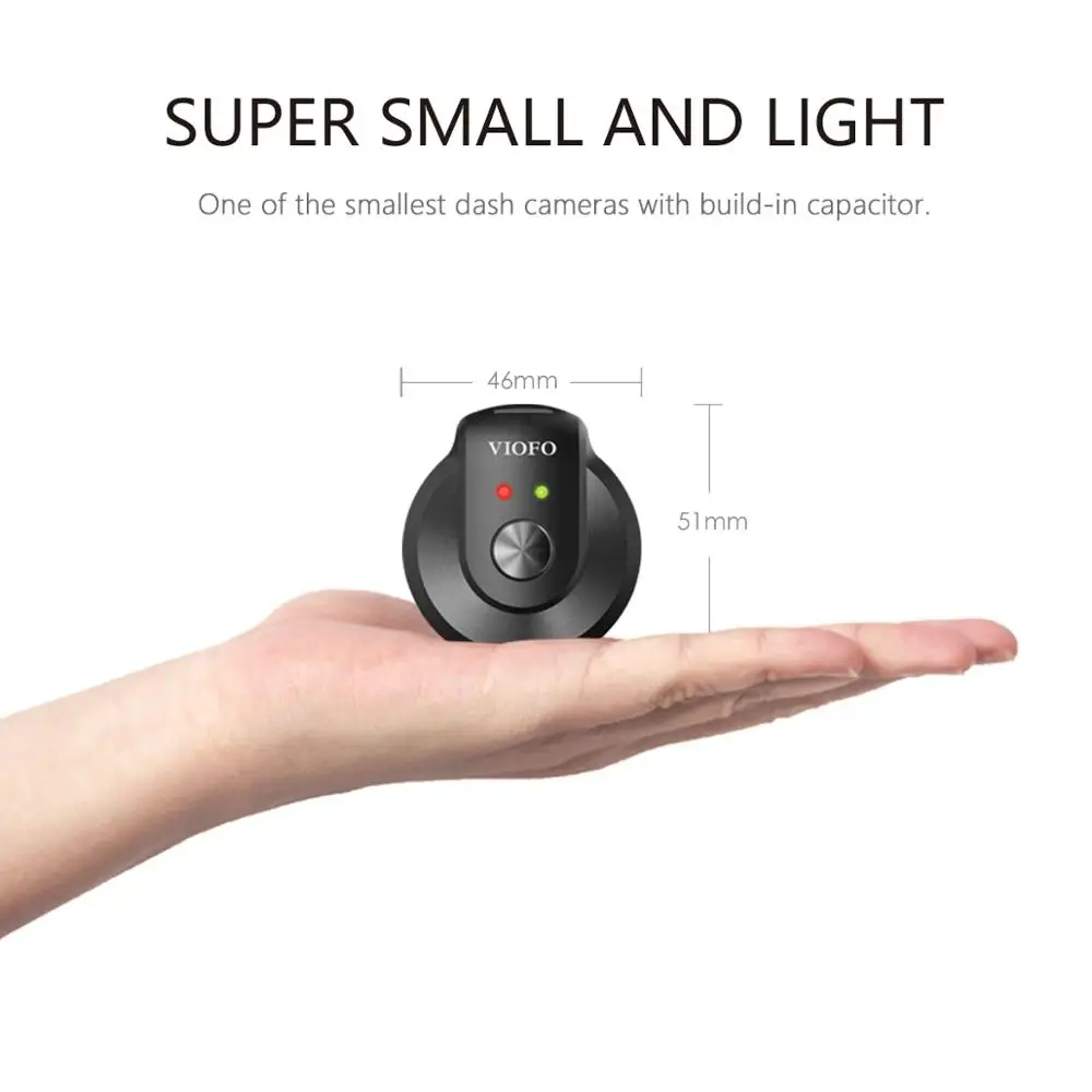 Видеорегистратор VIOFO WR1 Wi Fi Full HD 1080P чип Novatek угол обзора 160 градусов