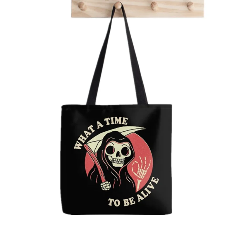 Shopper WEIRD MEDIEVAL COMBAT GIANT Printed Tote Bag women Harajuku shopper handbag girl Shoulder shopping bag Lady Canvas Bag