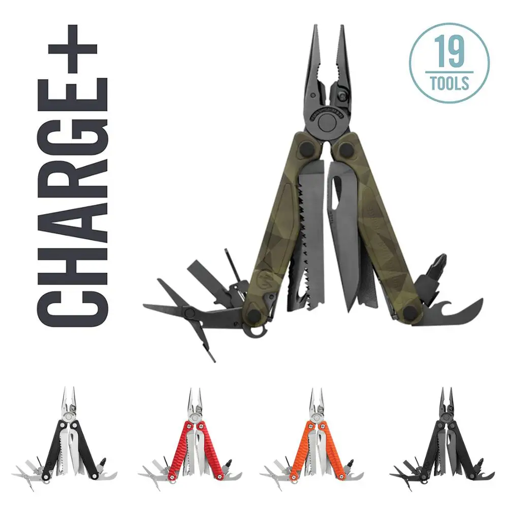 Мультитул LEATHERMAN-Charge Plus с ножницами и сменными кусачками премиум-класса-5 цветов