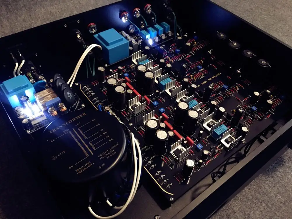 W1000 конечная сбалансированная preamp с oled-дисплеем готовая машина/с пультом дистанционного управления