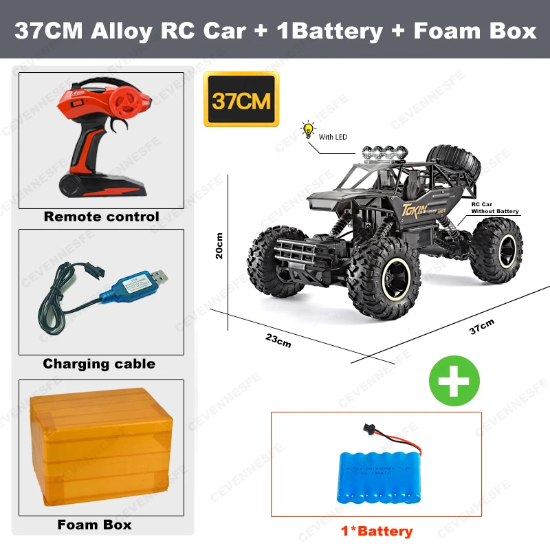 2020 New RC Car 1:12 4WD Updated Version 2.4G Radio Control RC Car Trend Toys Remote Control Car Off-Road Trucks Toys for Childr off road remote control car RC Cars