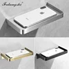 Falangshi Bathroom Shelf Phone Storage Rack Shelves Stainless Steel Wall Mount Shower Basket Holder Phone Holder WB8015 1