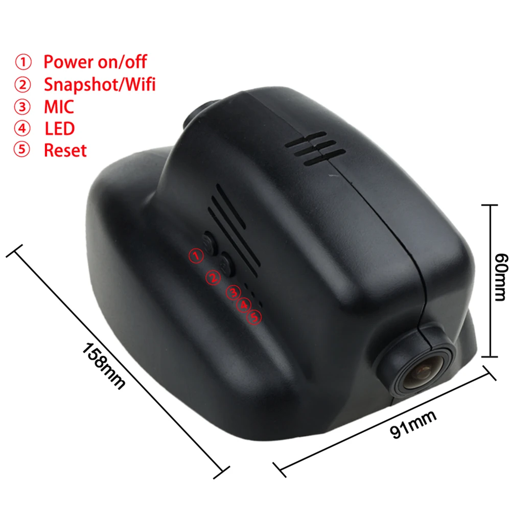 Автомобильный регистратор DVR видеорегистратор камера Wifi цифровой видеорегистратор для Land Rover Range Rover Evoque Sport L320 L538