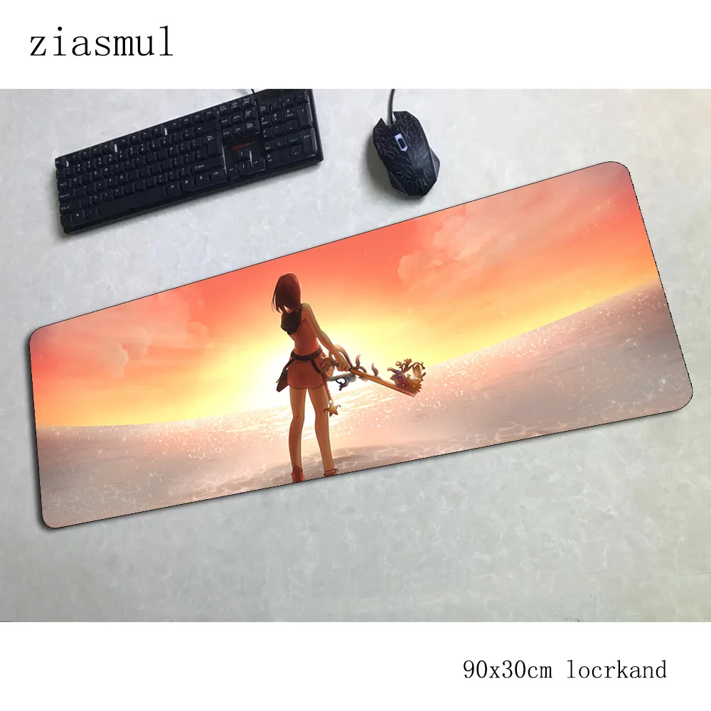 Kingdom hearts padmouse 900x300x3 мм игровой коврик для мыши высококлассный коврик для мыши геймер компьютерный стол милый коврик notbook mousemate pc