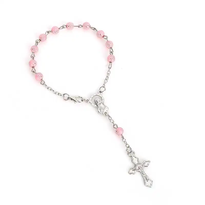 baby rosary bracelet baptism