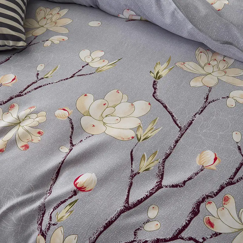 Комплект постельного белья серии Dream flowers, красивый комплект постельного белья для девочек, постельное белье, Одуванчик, шлифованный домашний текстиль, односпальная/двуспальная кровать, одеяло