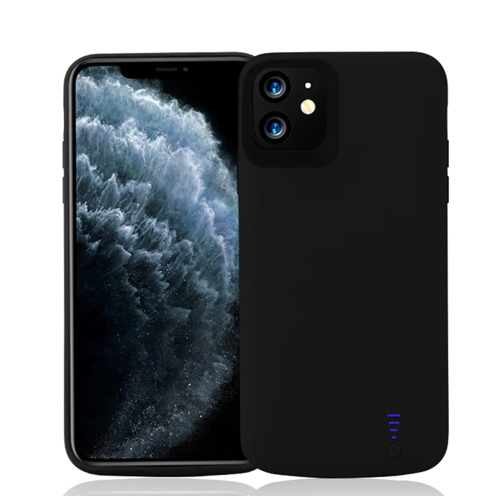 Расширенный Аккумулятор 6000 мАч чехол для зарядки телефона для iphone 11 6,1 дюймов полный защитный чехол для телефона Аксессуары для задней крышки