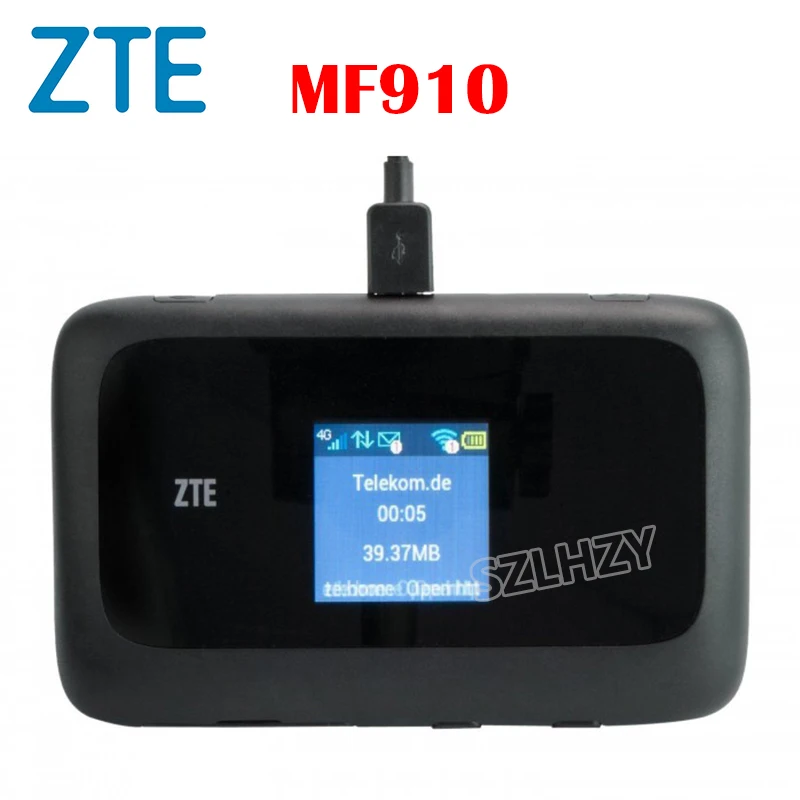 Б/у 4G Роутер ZTE разблокированный MF910 мобильный Hotspot Карманный Wifi + 2 шт антенна слот