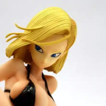 1/7 масштаб Dragon Ball Z Android 18 черный купальник лежачая поза Ver не может сбросить Сексуальная Смола GK Модель Коллекция аниме фигурка