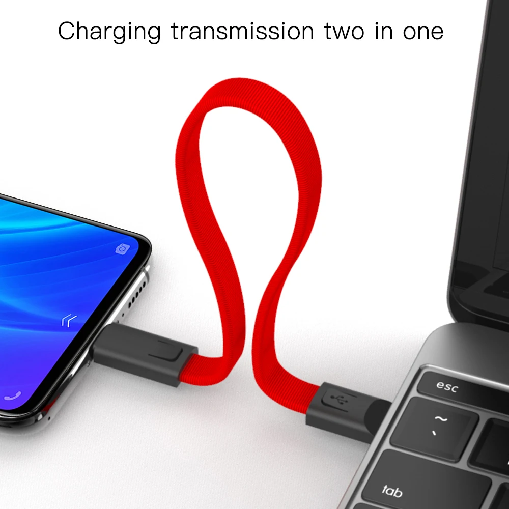 USB кабель брелок короткий Micro usb type C мульти зарядный кабель для samsung зарядный провод шнур USB-C Зарядное устройство USB type-c кабели