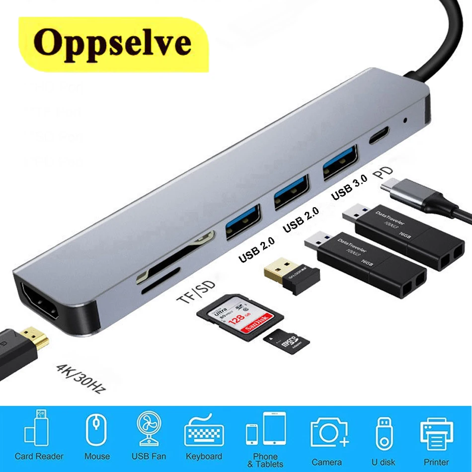 Generic Usb C Hub Type C To Usb 3.0 Dock Station Multiport USB Hubs
