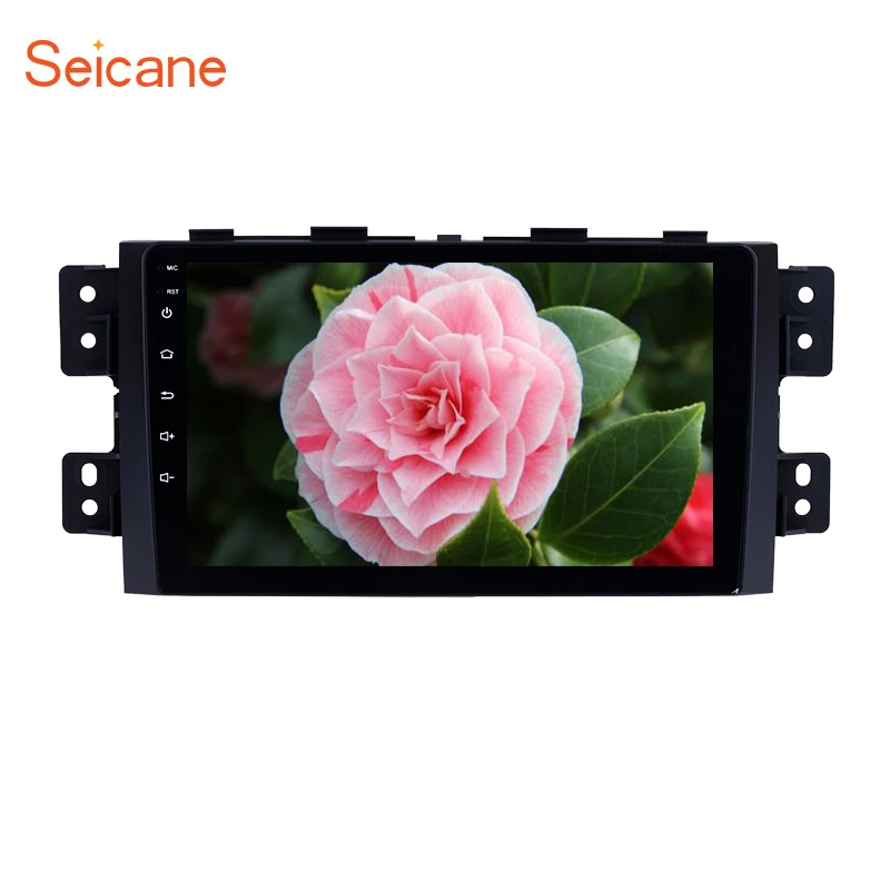Perfect Seicane Car Radio 9" HD Android8.1 GPS Stereo For KIA Borrego 2008-2016 Multimedia Player 3G Wifi Head Unit Support DVR OBD2 RDS 0