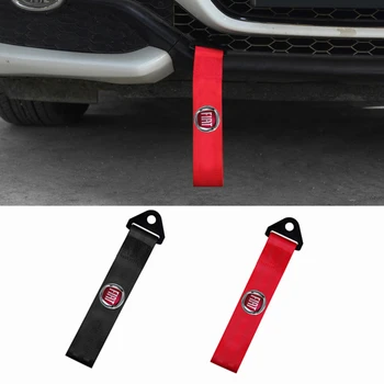 

For Fiat 500 500c Aegea Doblo Panda Uno Palio Ducato Tipo Nylon Auto Trailer Tow Rope Belt Car Exterior Styling Accessories
