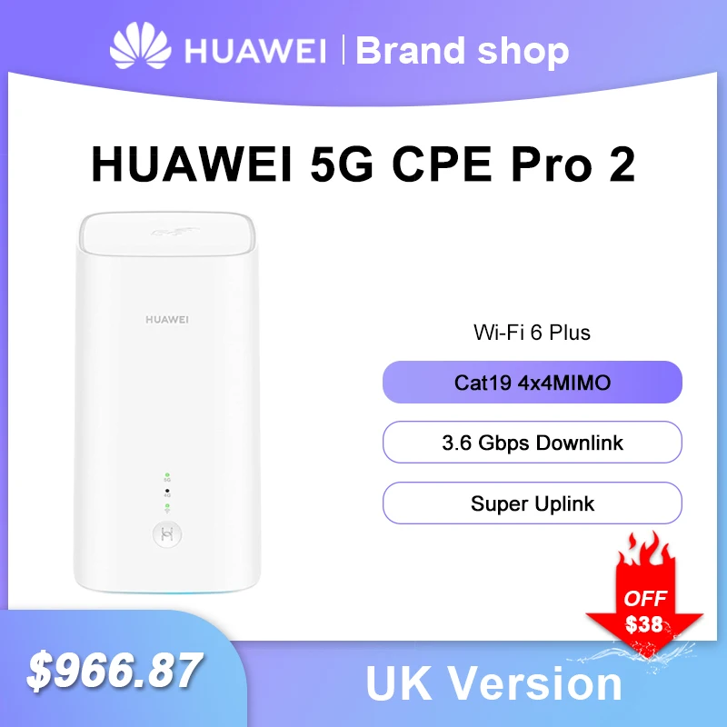 Новая английская версия HUAWEI 5G CPE Pro2 Cat19 4x4MIMO H122-373 LTE маршрутизатор беспроводной Wi-Fi