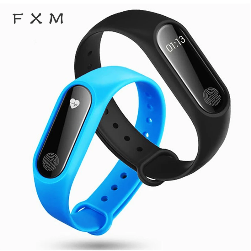 

FXM Smart Wristband Digital For Android IOS Pedometer Sports Band Blood Pressure Heart Rate Monitor Fitness Bracelet Band iphone