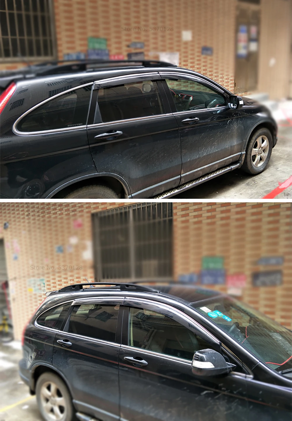 AITWATT для Honda CRV CR-V 2007 до 2011 ABS пластик вентиляционный защитный козырек от солнца и дождя Delflector оконный козырек тенты для автомобиля Стайлинг 4 шт