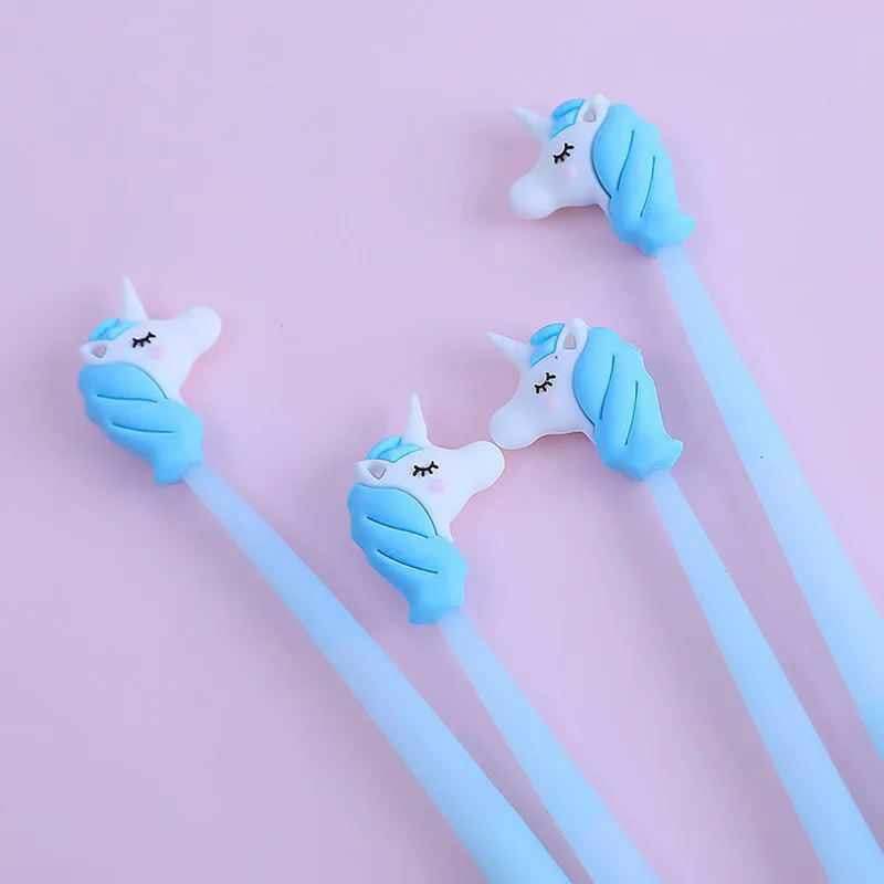 0,5 мм гелевая ручка Kawaii Creativos мультфильм милый единорог модель офисные школьные канцелярские принадлежности материалы Ручка Рождественский подарок случайный цвет