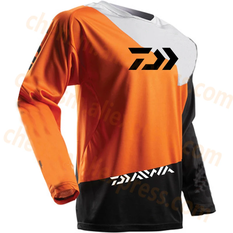 

2019 New Style 4 Colors Daiwa Dawa Men Fishing Clothes UV Protection Moisture Wicking Quick-drying Breathable Fishing Shirts