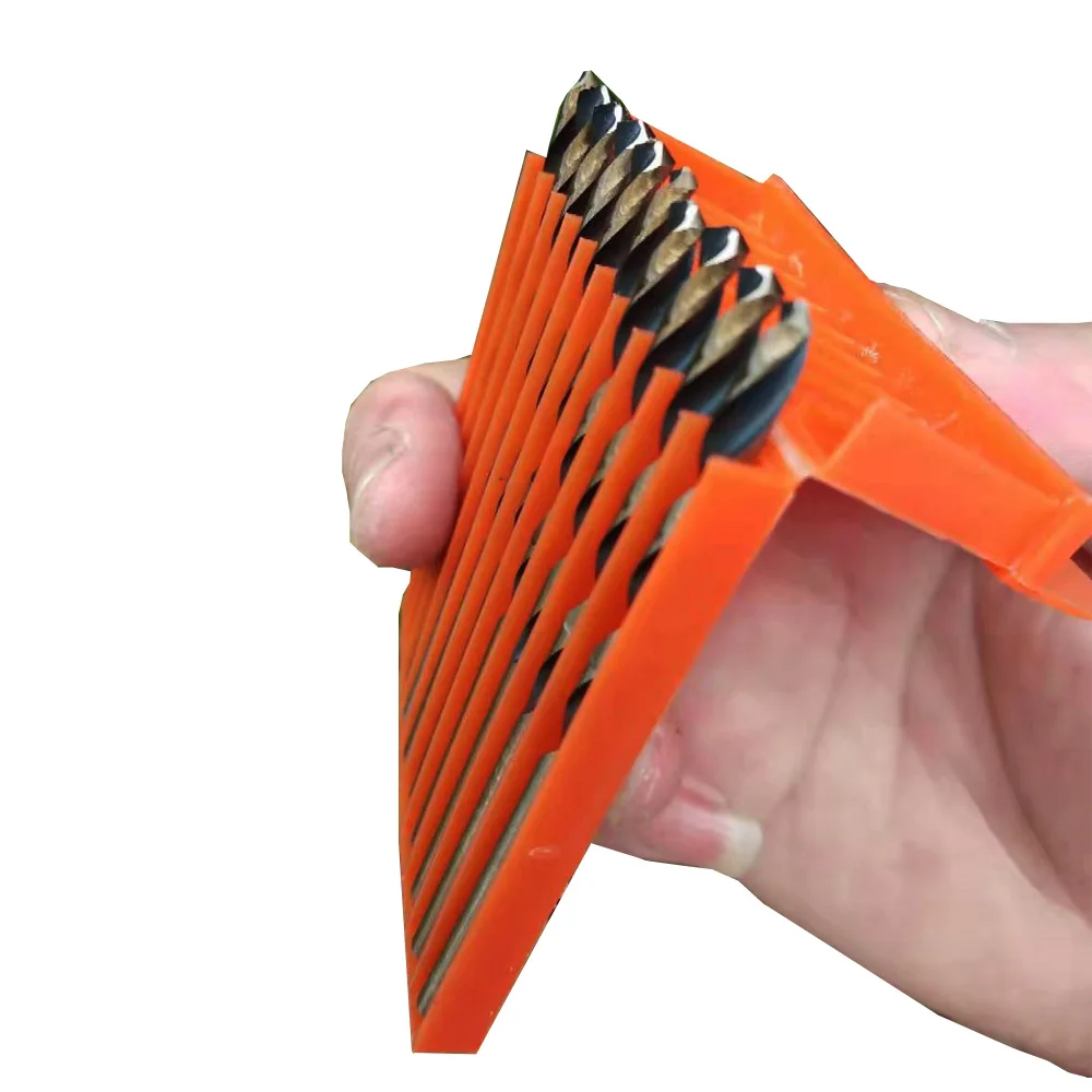 Commercio All'Ingrosso 10 Pezzi Set Di Punte Elicoidali Hss, Per Foratura Su Acciaio Temprato, Ghisa E Acciaio Inossidabile