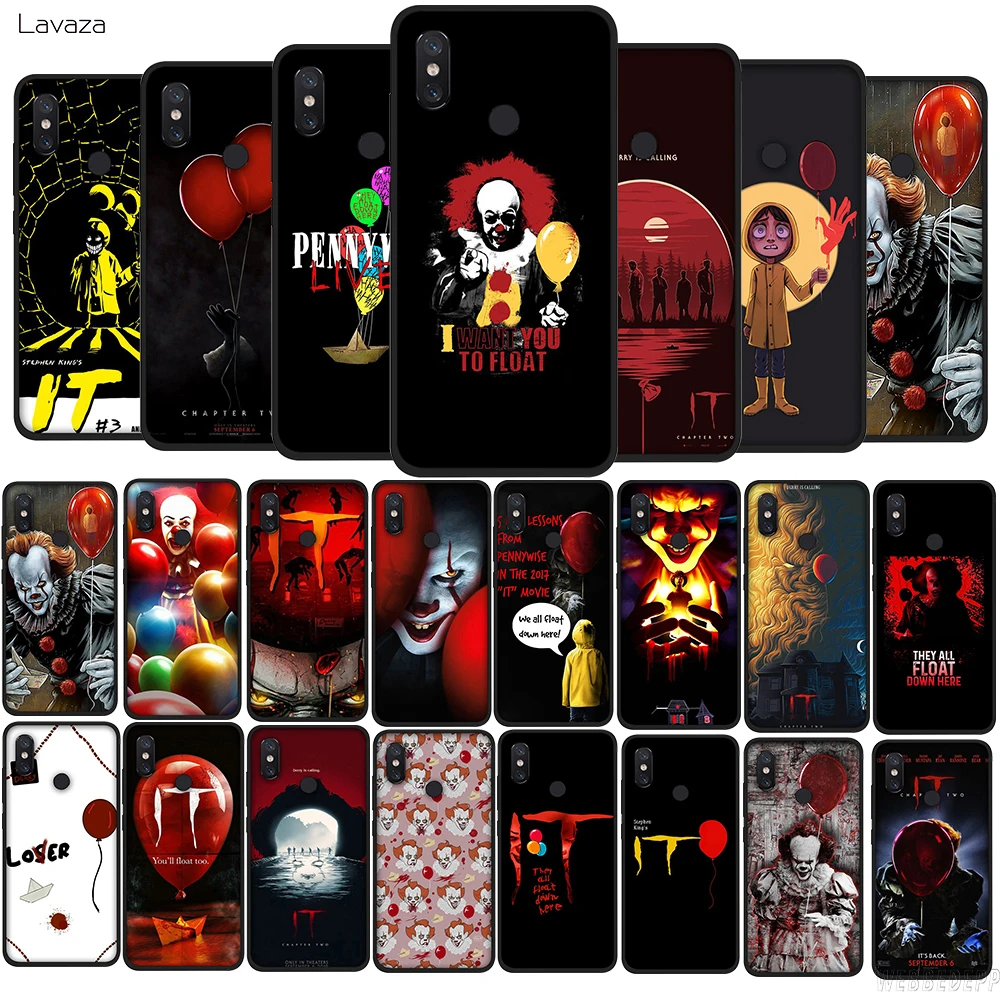 Силиконовый чехол Lavaza PENNYWISE IT из ТПУ для телефона Xiaomi Redmi Note 5 6 7 8 Pro 5A Prime мягкий