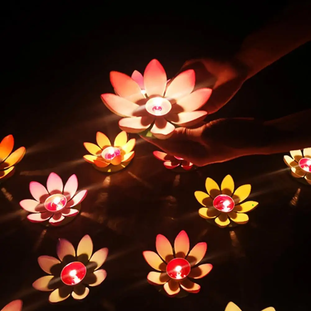Universal Festival Wishing Light Delicate Floating Waterproof Pond River Lamp | Дом и сад