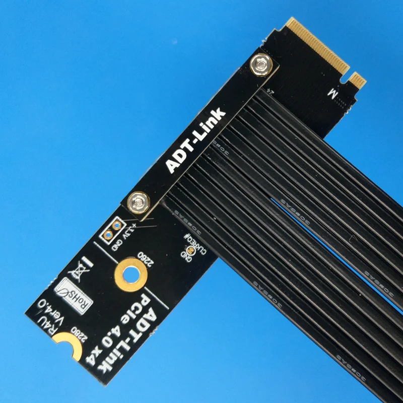 Generic -E 4.0 16x X16 Extender To M2 M.2 Nvme M-Key Riser Extension ...