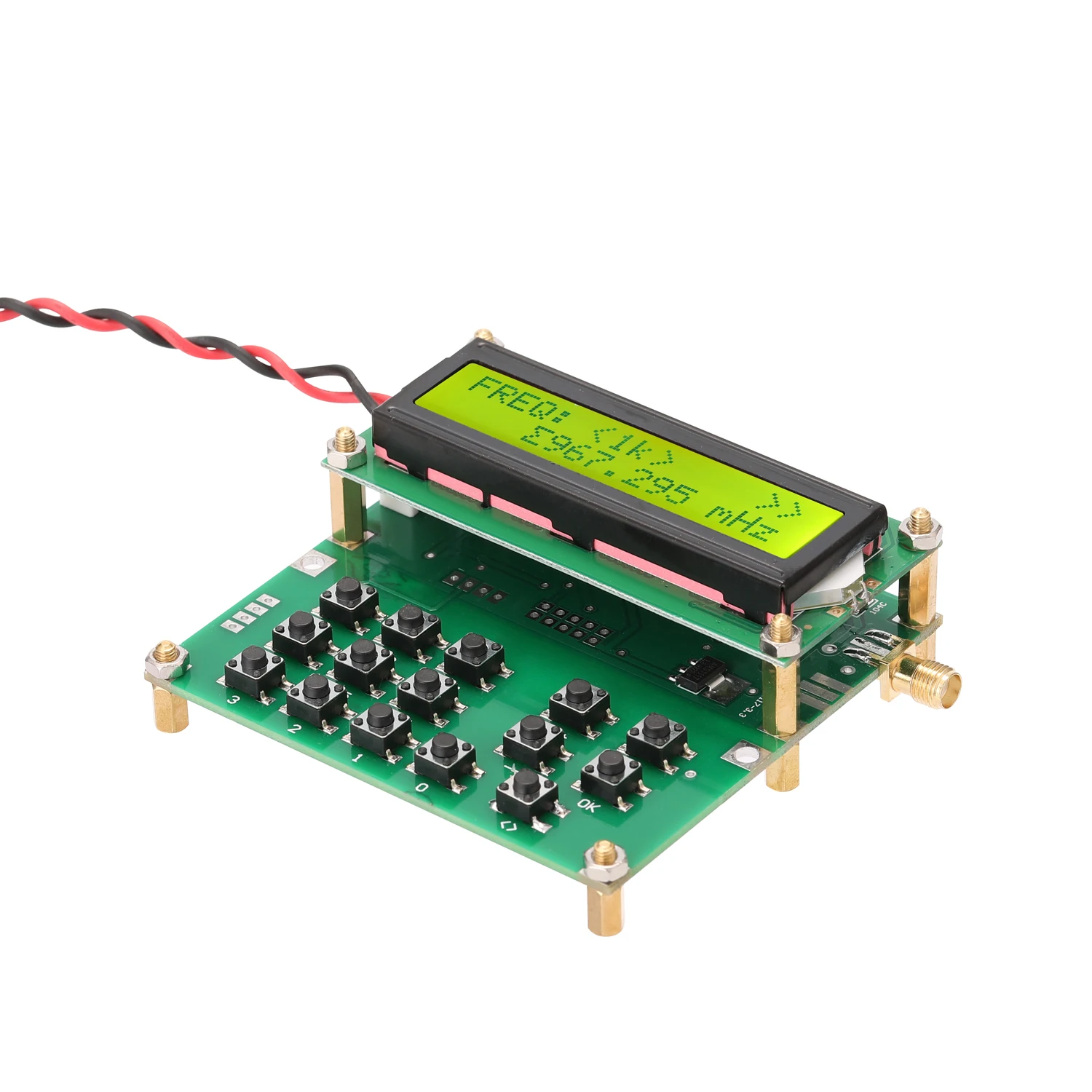 ADF4351 источник сигнала VFO генератор сигналов переменной частоты 35 МГц до 4000 МГц цифровой ЖК-дисплей