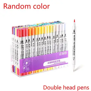 

4/2/1Pcs Double Head Fine Paint Marker Pens Waterproof Car Tyre Tread CD Metal Permanent Paint Marker Drawing Manga Art