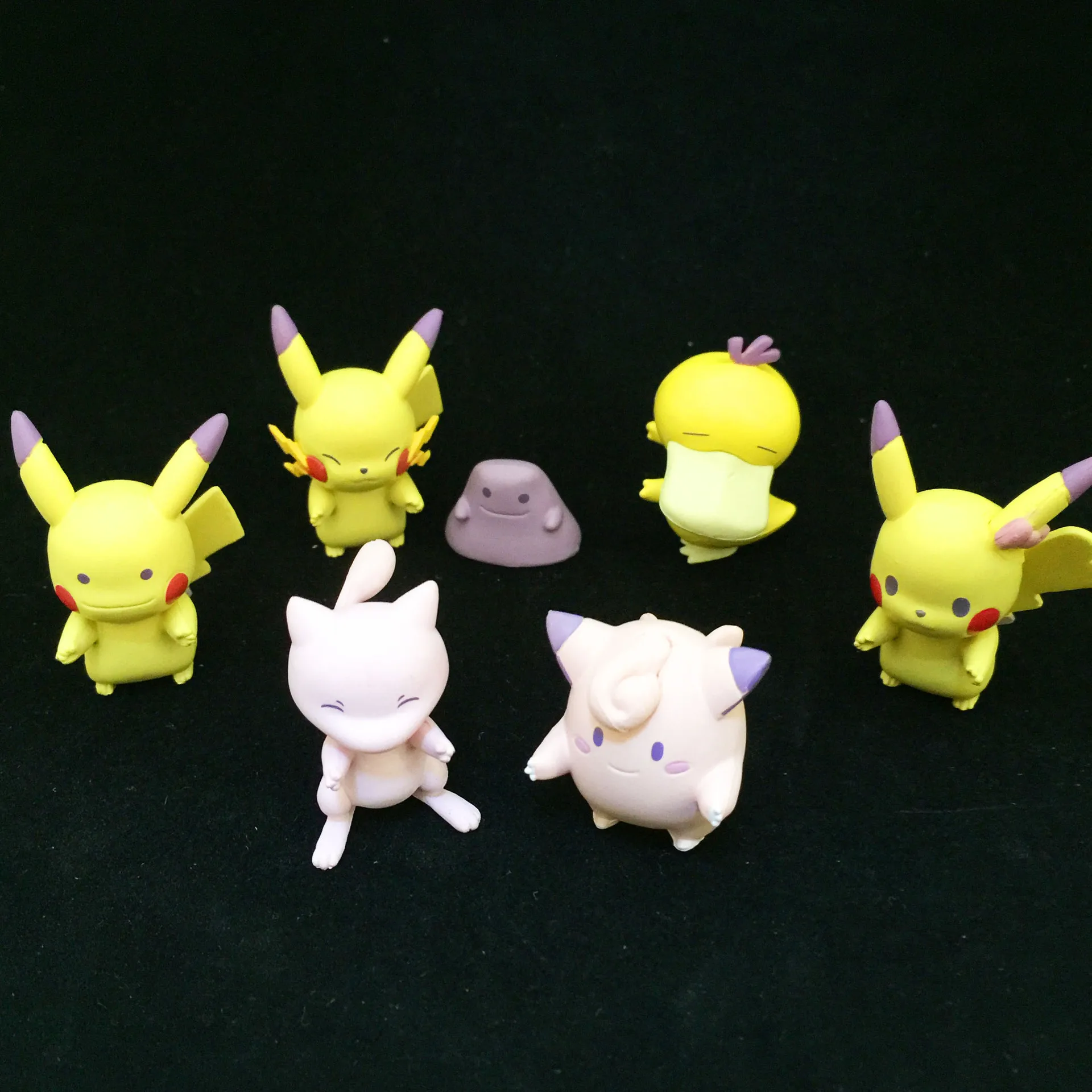 TAKARA TOMY Покемон Пикачу Mewtwo Clefairy Psyduck Mew Аниме фигурки Модель игрушки для детей |