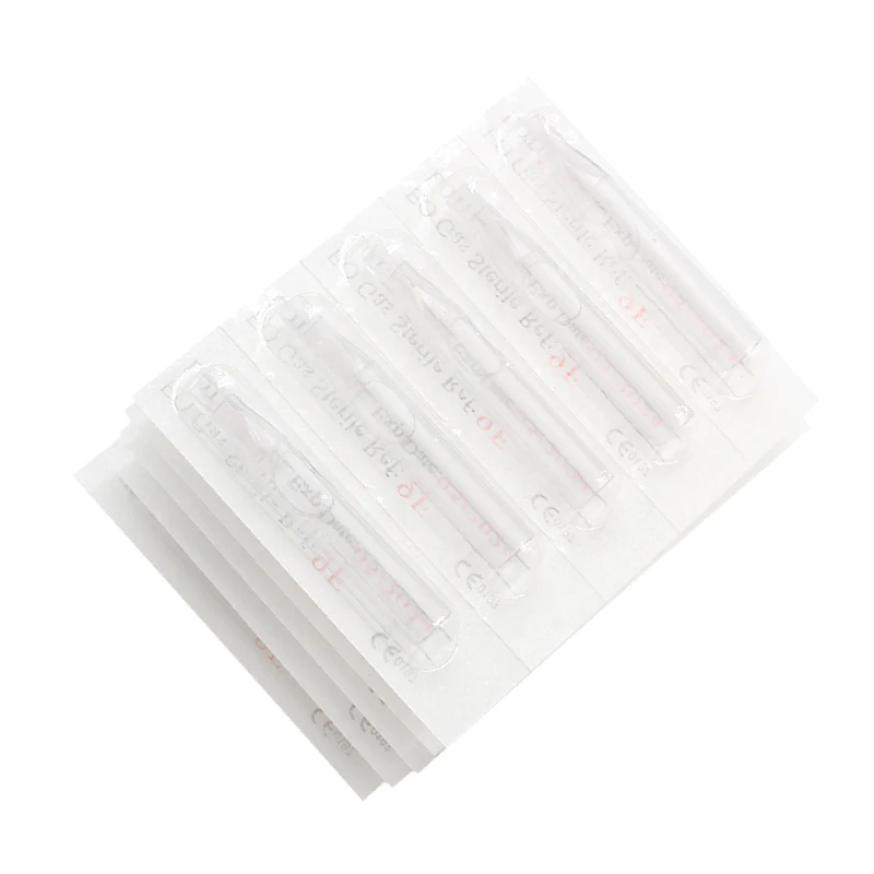 100PCS 9RT Tattoo Tips Sterilze Normal Clear Disposable Short tips Plastic Needle Nozzles Tips For Tatoo Body Art Tattoo Supplies Free Shipping