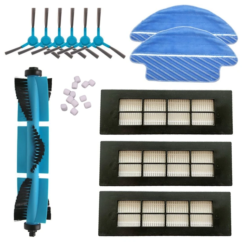 

HEPA Filter Main Brush Sweeping Robot Vacuum Cleaner Accessories Roller Brush Side Brush Mop Robot Sweeper Accessories Replaceme
