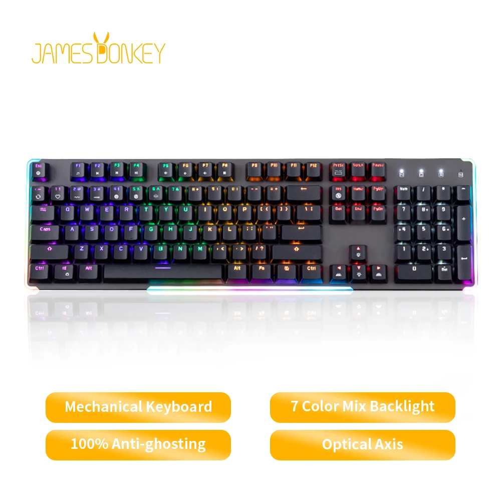 Mechanical Keyboard Optical Axis Gaming Keyboard 104key Anti ghosting