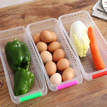 

Beverage Drawer Empty Fridge Food Basket Organizer Shelf Storage Box J2Y