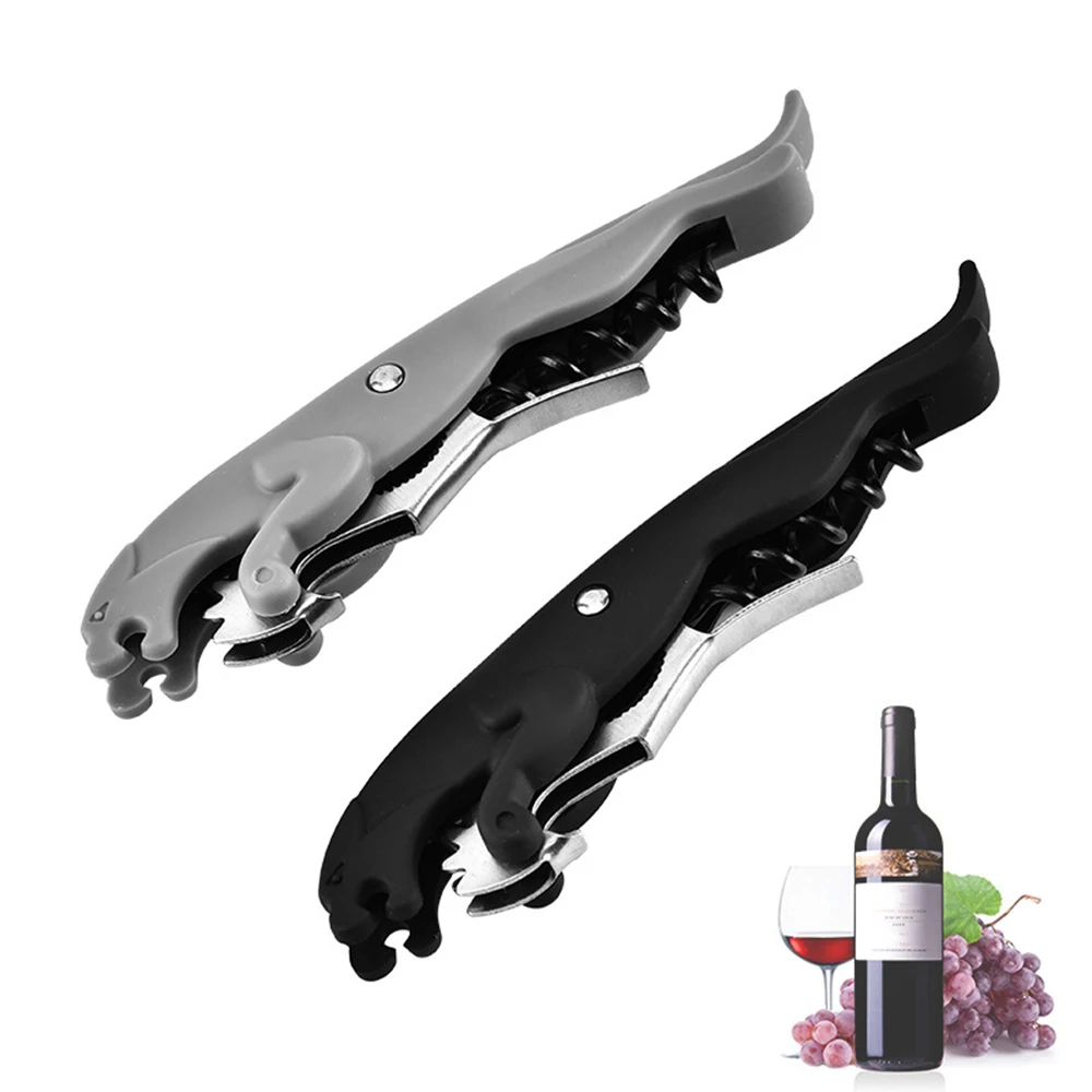 New Leopard-Shaped Bottle Opener Key Ring Chain Dropshipping For Beer Bottle Aluminum Kitchen Keychain Metal Bar Tool Decor Gift