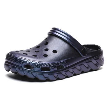 

Mens Crossk Slippers Shoes Sandals New Breathable Beach Home Hollow Out Casual Outdoor Waterproof Flats Croc