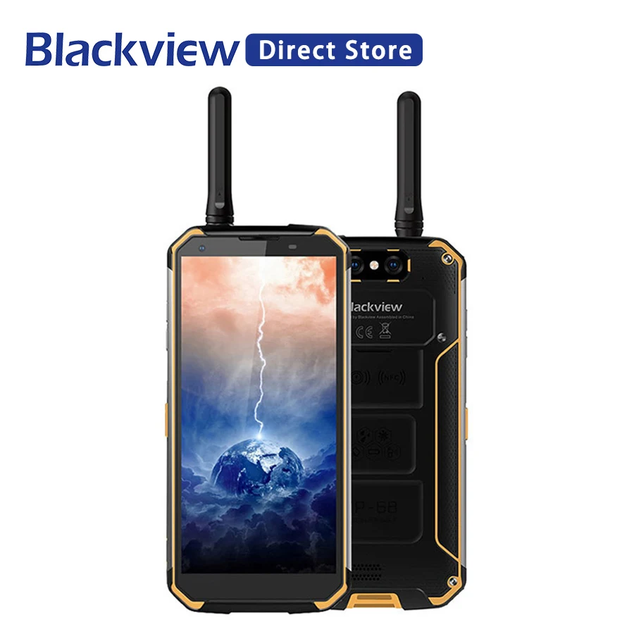 Мобильный телефон Blackview BV9500 Pro, Android 8,1, четыре ядра, 5,7 дюймов, 18:9, MTK6763T, 6 ГБ ОЗУ, 128 Гб ПЗУ, IP68, водонепроницаемый смартфон, NFC OTG