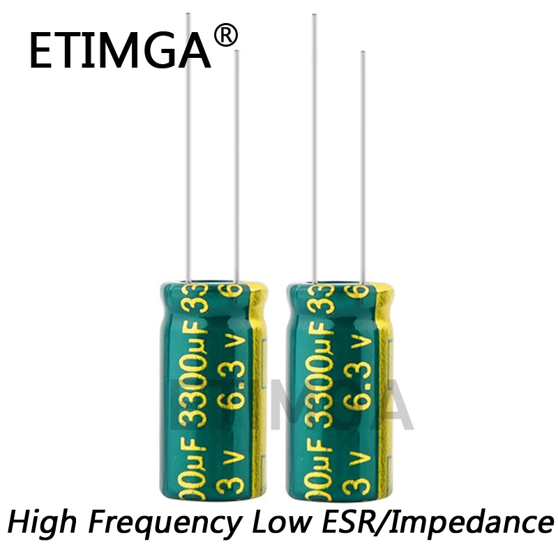 6 шт./лот 3 V 3300 мкФ 10*20 низкая ESR/сопротивление высокой частоты алюминиевый
