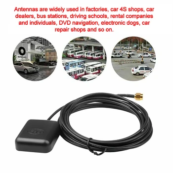 

DC3V~5V 1602MHz GPS/GLONASS/BDS/GNSS Magnetic Mount Antenna With 3 Meters Cable SMA Connector Right-hand Polarization