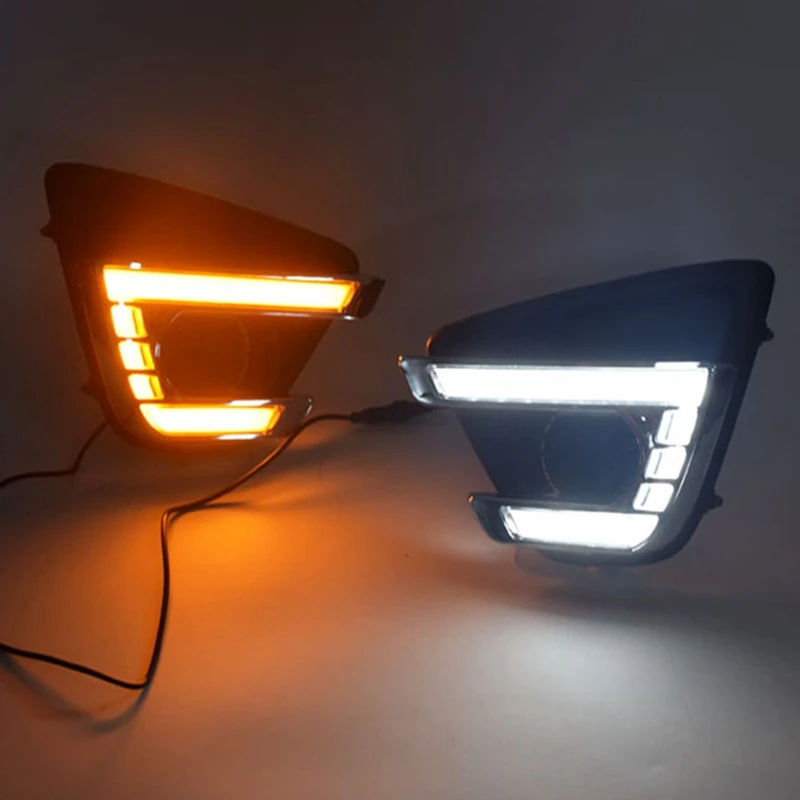 Светодиодный дневный ходовой светильник DRL противотуманная фара 12В