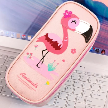 

Lovely Cartoon Pattern Pencil Case Zipper Big Stationery Pouch For Student School Supplies 21*9*5cm