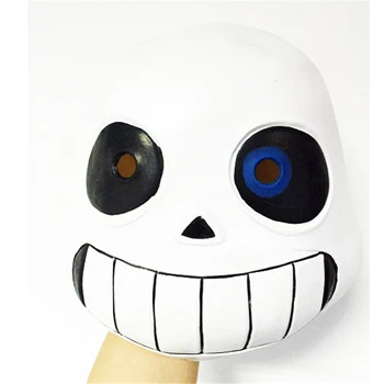 

30 pcs Sans Cosplay Latex Mask Full Head Hood Masque Halloween Kid's Cosplay Costume Accessory Halloween Christmas Props