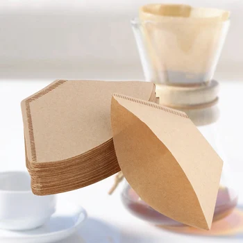

100pcs/Set Durable American Coffee Machine Uniform Thickness Sector Healthy Small Lightweight Filter Paper Safe