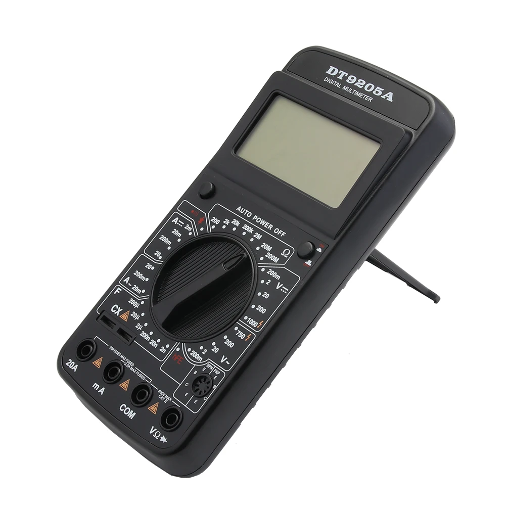 DT9205A Многофункциональный AC DC Вольтметр Омметр Амперметр мультиметр Цифровой Met