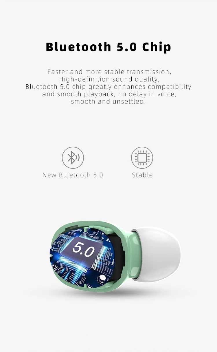 CHAURE TWS наушники Bluetooth V5.0 вкладыши беспроводные наушники шумоподавление игровая гарнитура с HD микрофоном для xiaomi samsung