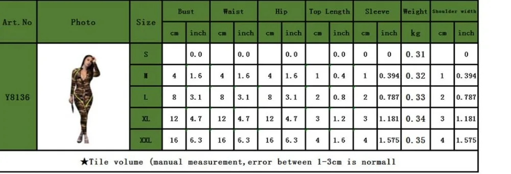 HHDMV YD8136 spring women casual street style jumpsuits long sleeve zipper camouflage tight simple jumpsuits long pants