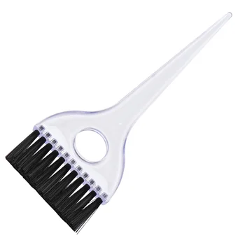 

1 Bag/6pcs Hair Dye Brush Transparent Hair Coloring Brushes Portable Hair Tint Brush for Home DIY Salon Baber