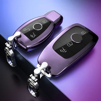

Soft TPU Car Key Case Is Suitable For Mercedes-Benz New E-class W213 E200 E260 E300 E320 Anti-Lost Key Case