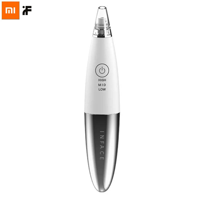 inface Xiaomi inFace Угри Электрический аппарат косметологический уход за кожей пор вакуумный акне прыщей для удаления, всасывающий инструмент для очистки лица - Цвет: inface