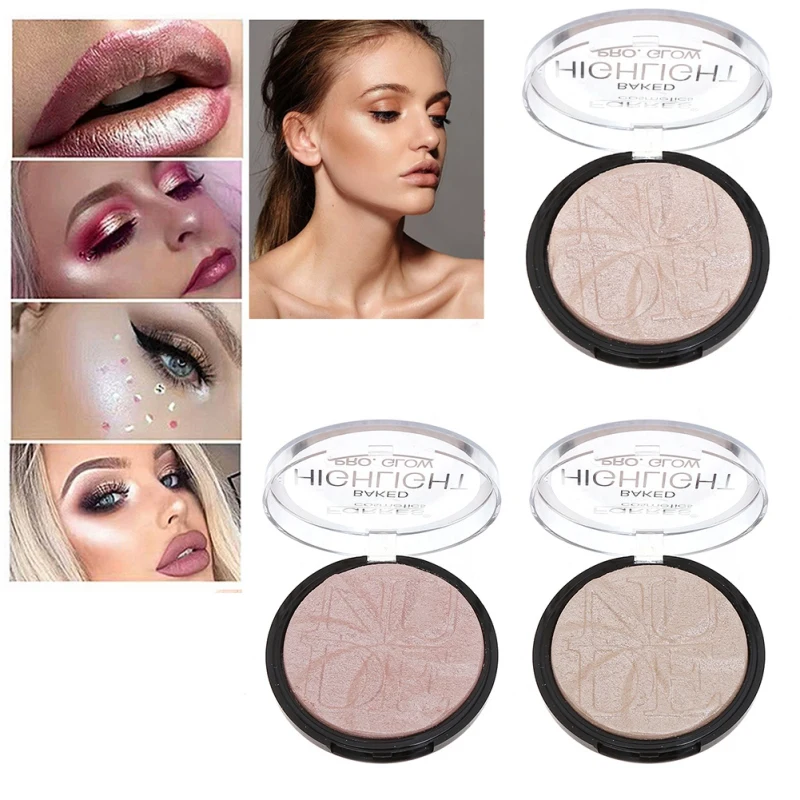 

Diamond Shiny Highlighter Waterproof long-lasting Easy To Color Long Lasting Brighten High Gloss Face Powder face makeup Beauty